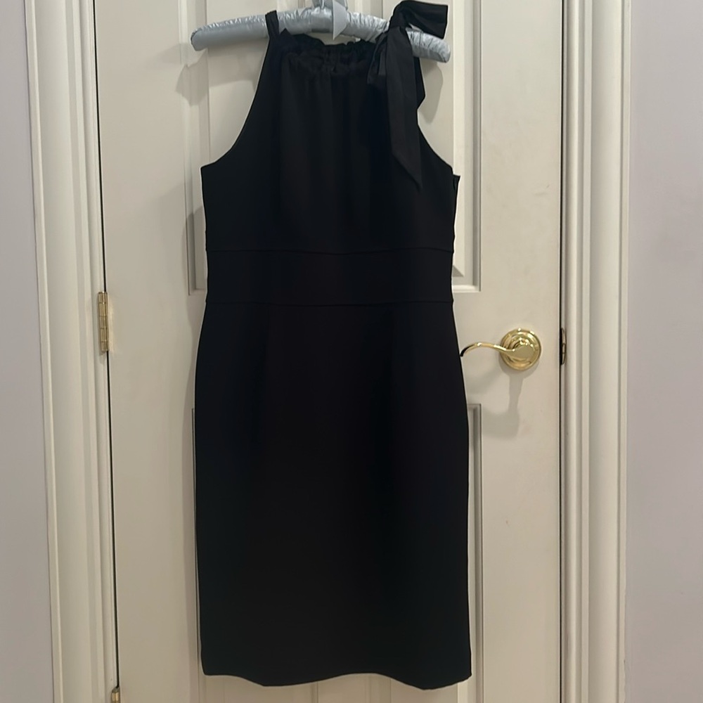 Ann Taylor petites lined black dress